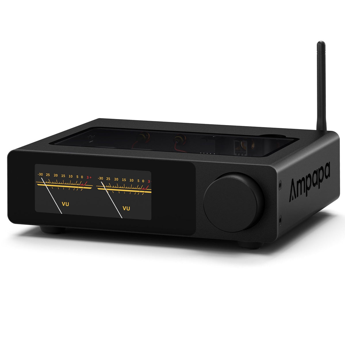Ampapa D1 – Amplificador Bluetooth 300W×2 con Chip TPA3255, VU Meter Digital y Entrada Balanceada TRS