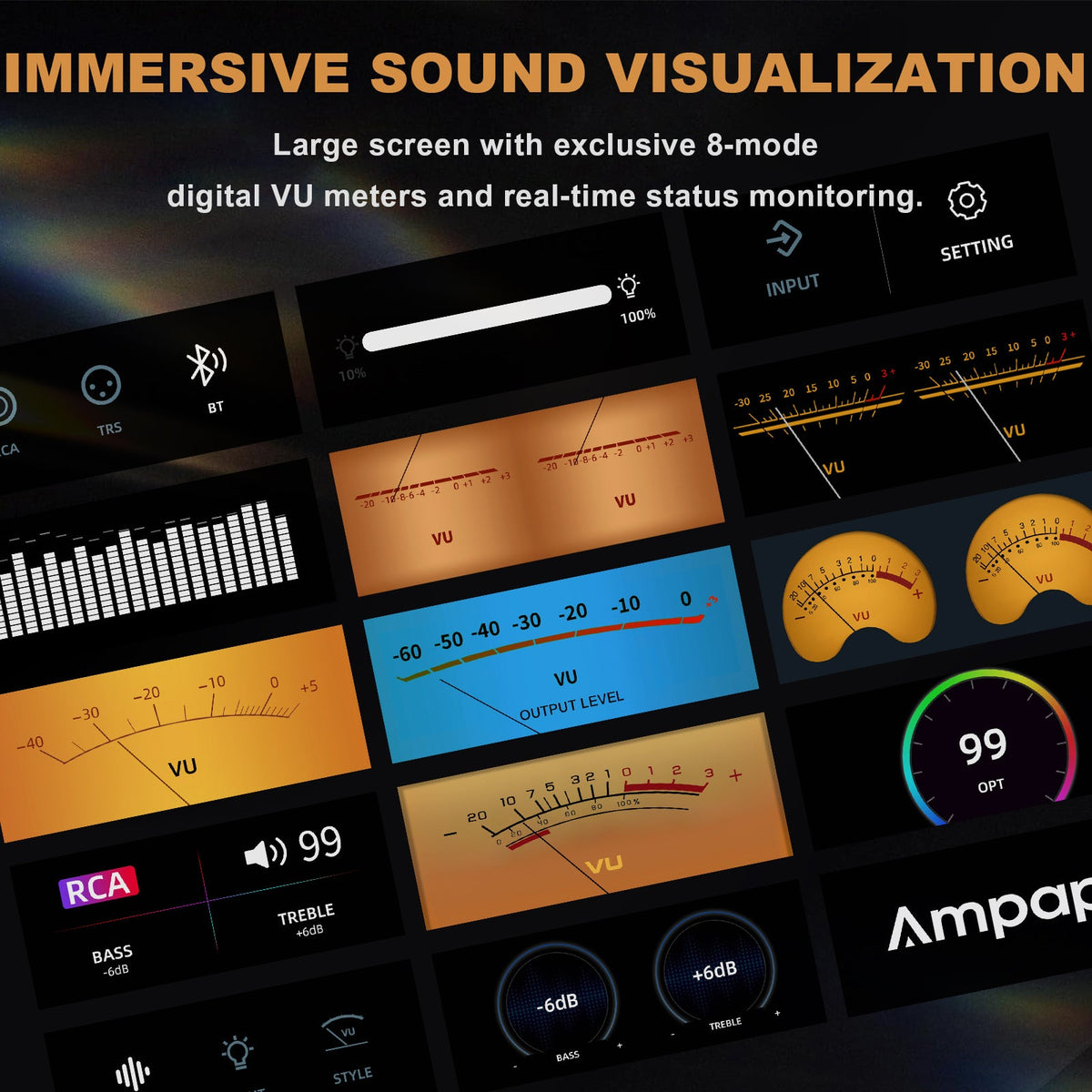 Ampapa D1 - VU meter digital