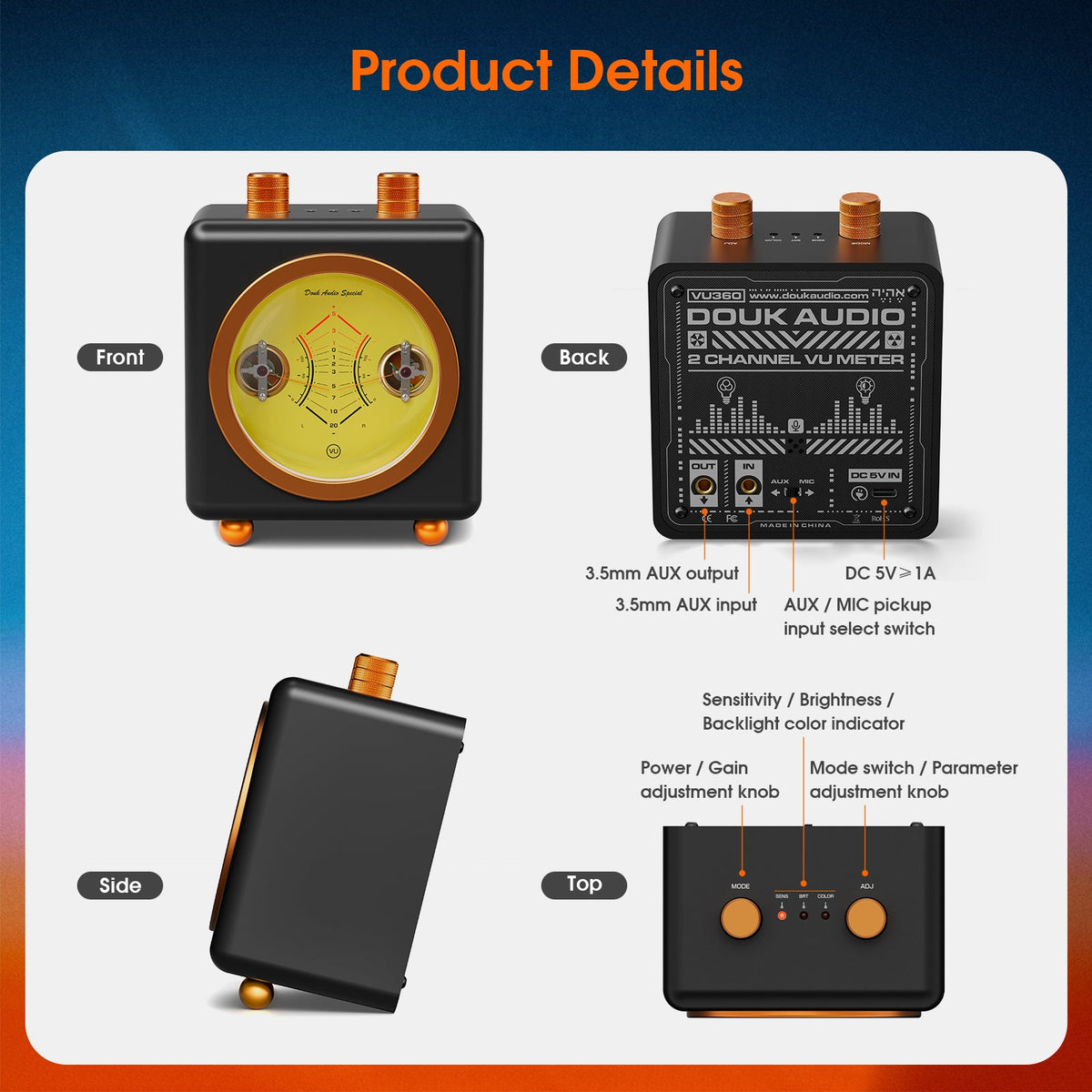 Douk Audio VU360 - vista adicional