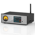 Douk Audio C100 PRO – Streamer/DAC/Preamp Hi-Res con Bluetooth aptX-HD/LDAC, USB/HDD, salida XLR y VU Meter